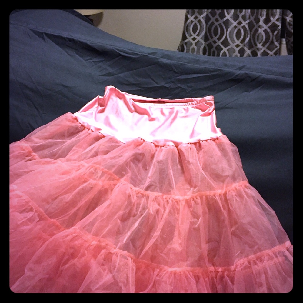 Plus Size Pink Petticoat